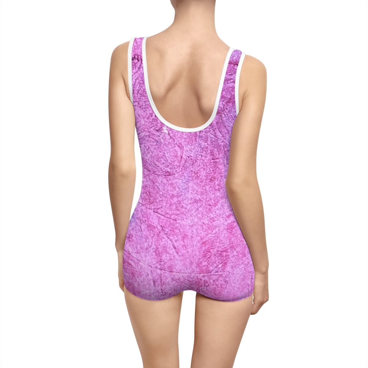Rose Ripple Women's Vintage Swimsuit