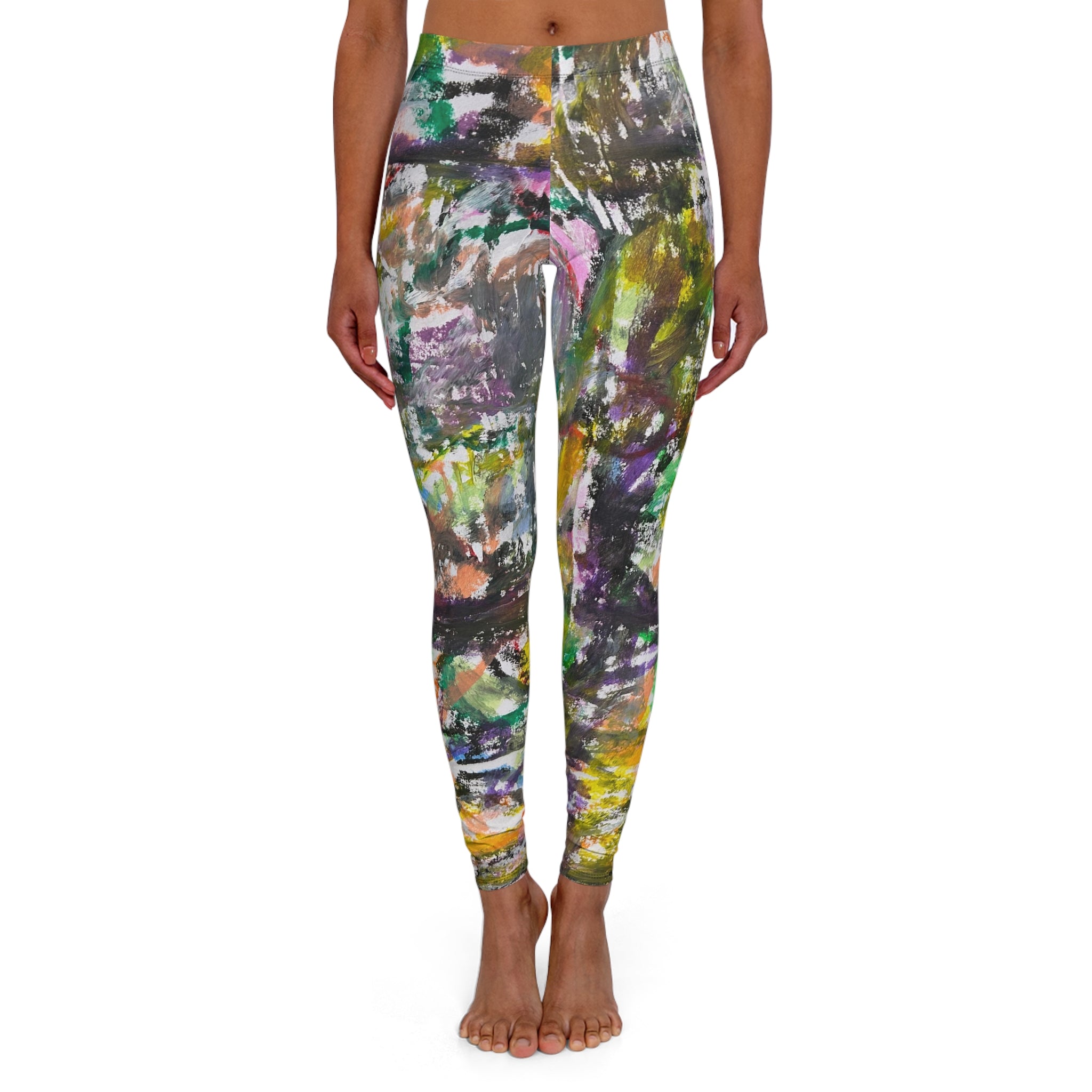 Women's Casual Spandex Leggings (AOP)