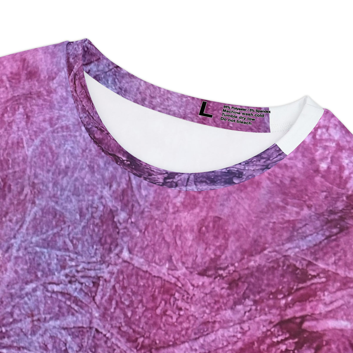 Purple Ripple Women's Tee — Purple Pink Ombre Short Sleeve Shirt