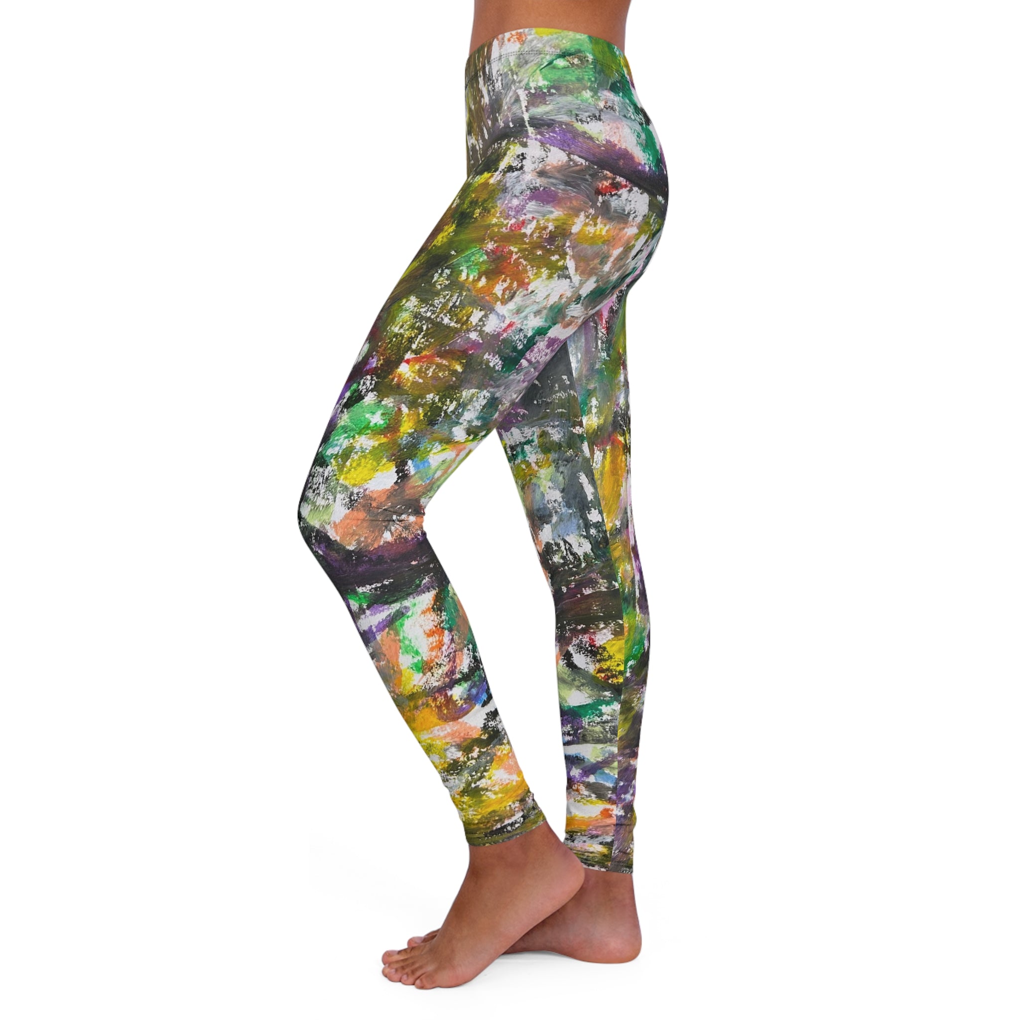 Women's Casual Spandex Leggings (AOP)