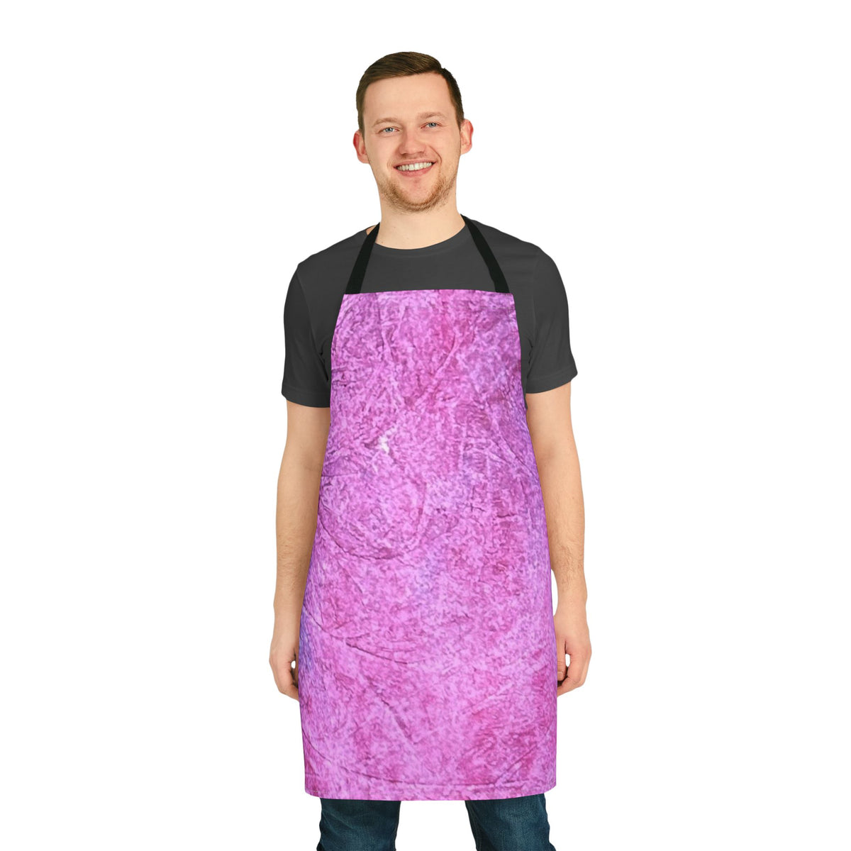 Rose Ripple  Apron – Artistic Kitchen & Craft Apron with 5-Color Straps