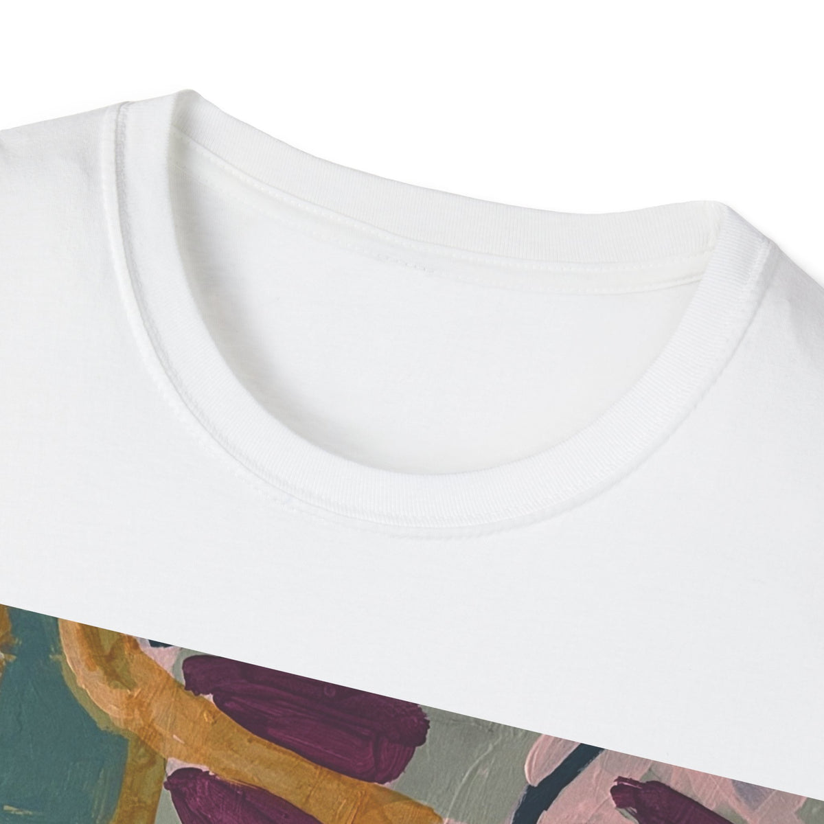 Painted Rhythm Art Tee | Original Abstract Artwork | Artist Designed T-Shirt