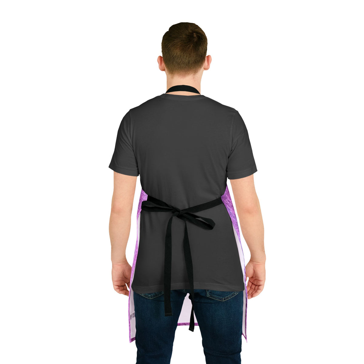 Rose Ripple  Apron – Artistic Kitchen & Craft Apron with 5-Color Straps